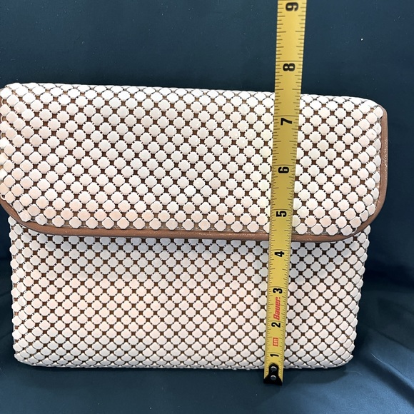 Vintage Whiting and Davis chain metal clutch and purse combo - Picture 8 of 17